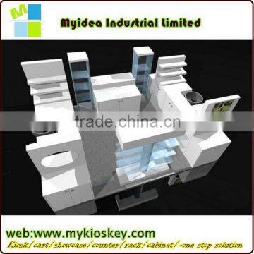 Retail Store MDF Material Makeup Display Gondola Cabinet