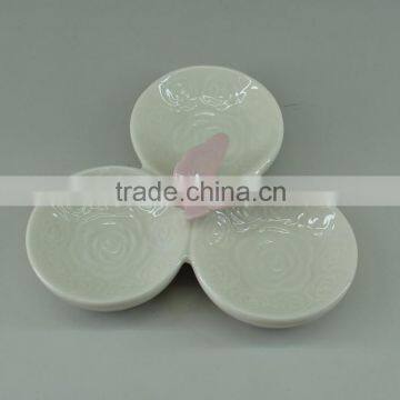 Disc disc ceramic candlestick