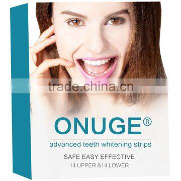 Cool Teeth Whitening No Peroxide Strips for Sensitive Teeth and Gums Whitener Band Kit 28 Pcs photo-2