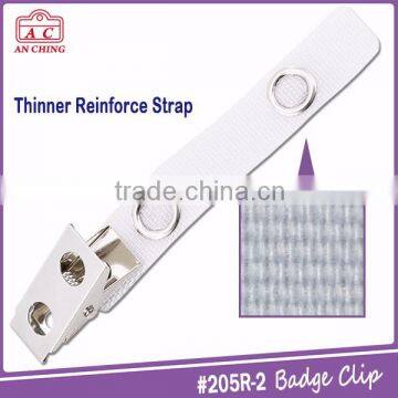 Popular Metal id Card Holder Alligator Clip With Reinforced Strap photo-2