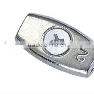 Zinc Alloy Steel Electric Galvanized Casted Egg Shaped Wire Rope Clip 2-6mm Quality Choice photo-6