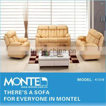 new model italy yellow leather sofa