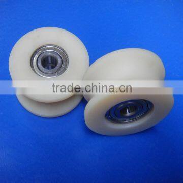 Customized Wear-resistant mc Nylon Plastic Rope Sheave Pulley as per Your Drawing photo-3