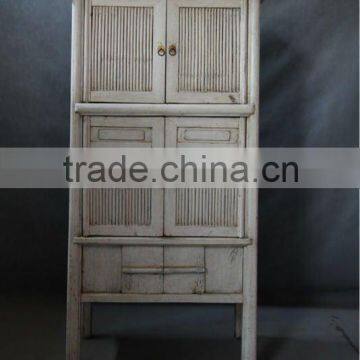 Chinese antique furniture white wardrobe