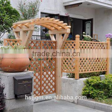 outdoor wooden front yard guard fence