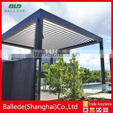 weatherproof roof louver pergola