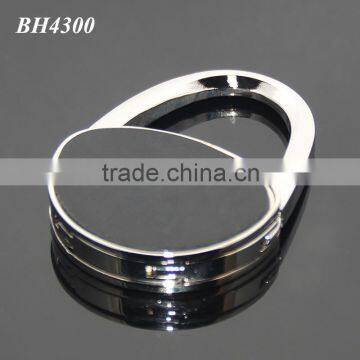 Wholesale Custom Handbag Shaped Bag Holder Zinc Alloy Foldable Metal Blank Bag Hanger Hook photo-5