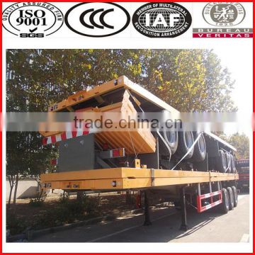 SYKE 40ft 20ft tri-axle flatbed trailer