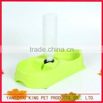 Professional factory green pet feeder automatic dog drinker feeder
