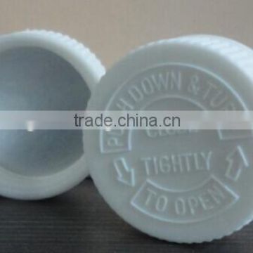 38mm child resistant cap, 38mm child resistant bottle cap, 38mm child resistance cap