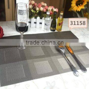 pvc placemats vinyl placemats/plastic placemats/woven pvc placemats for restaurants