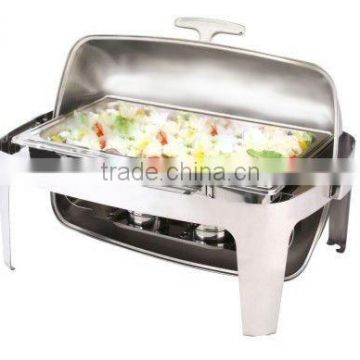 X-32129V Buffet Ware--Retangular Roll Top Chafing Dish Set