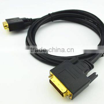 Gold Plated Connector CCS/BC/TC M to M Scart to Dvi Converter 24+1 Wrapped PVC photo-4