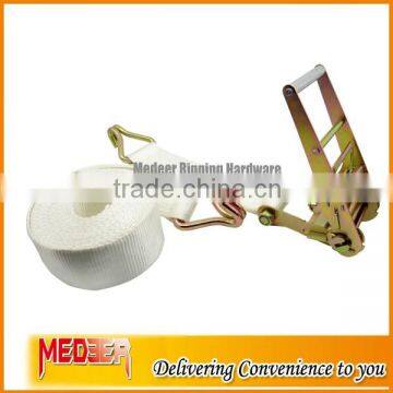 4inch CE Polyester Plastic Handle Cargo Lashing Belt photo-3