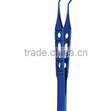 Titanium lens folding & holding forceps