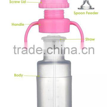Silicone Milk Feeding Bottles Baby Bottles Infant Feeder Bottle photo-2
