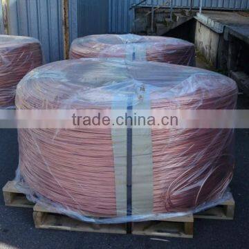 Round Bare Copper Wire Rod Made in China 4 mm Copper Wire