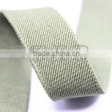 Twill polyester elastic webbing