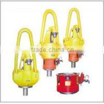 drilling rig swivel with spinner