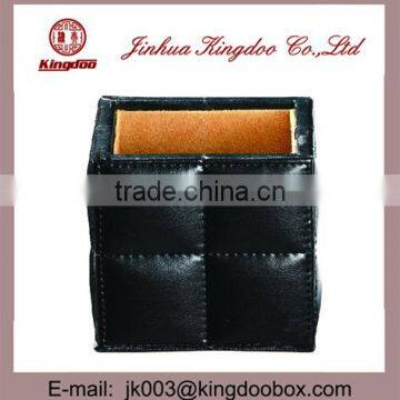 Jinhua Supplier Square Leather Stationary Holder Box photo-5