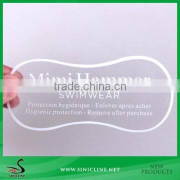 Sinicline Custom Transparent Bikini Sticker Labels