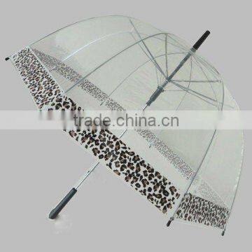 2015 Hot selling foldable transparent umbrella POE beautiful Umbrella