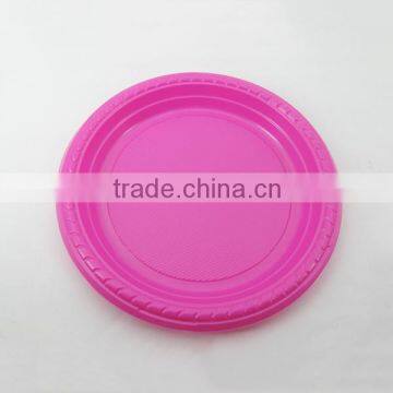 9 Inch PS disposable plastic plates for restaurants