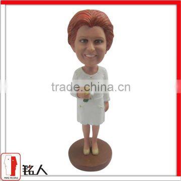 customized bride wedding bobble head