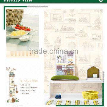 Hottest Printing Non Woven Wallpaper, for Kids Cars Wallcovering for Kids Bedroom , Decoration Wall Covering Roll