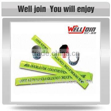 Promotional Printed Logo Reflective Slap Wristband