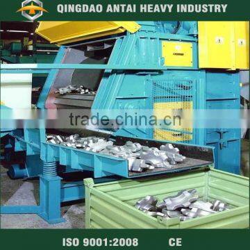 Q326EA apron shot blast machine with metallic belt