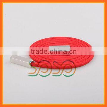 2016 Hangzhou YO YO Red Shoe Laces With Gold Metal Tips Red Shoe Laces With Yeezy Aglets With Paypal Accepted photo-4