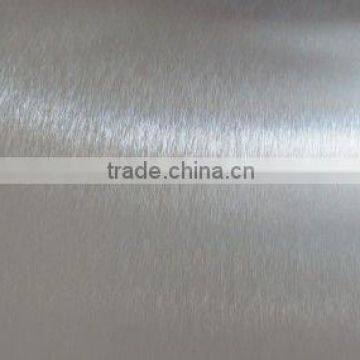 Oxidation brushed aluminum plate