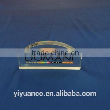 Different shape of clear acrylic paperweight,acrylic photo block wholesale, acrylic block-0021