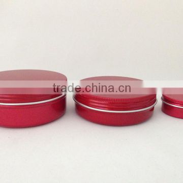 tinted aluminum skin care cosmetic cream jars 100ml