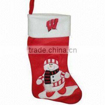 customized stuffed sock toy for sale in 2015 christmas/ plush christmas sock