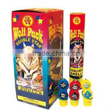 Fireworks artillery shells DOUBLE STAR SHELL /Liuyang fireworks factory