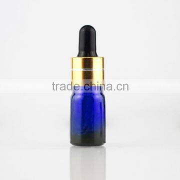 5 ml Wholesale Blue Glass Essential Oil Dropper Bottle Good Quality Dropper Bottle photo-4
