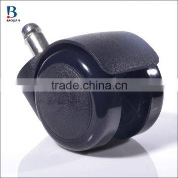 Iso Certificated Durable 2 Inch Black Nylon PU Plastic Swivel Furniture Caster photo-3