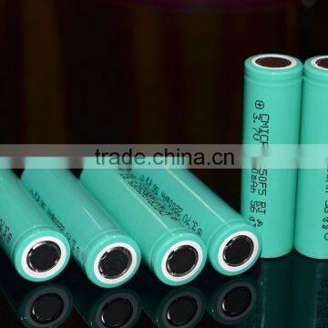 800mAh-3000mAh 3.7v 18650 lithium battery