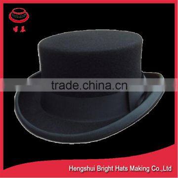 Wool felt top hat top