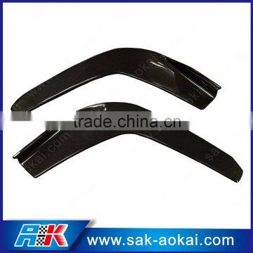 Top Real Carbon Fiber Car Front Bumper Splitters for Universal Type photo-3