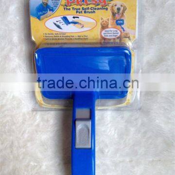 The true self-cleaning pet brush,dog hair remover