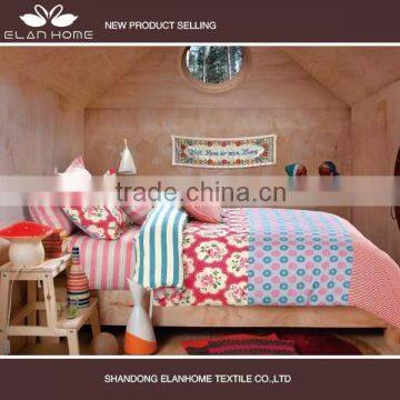 100% cotton 128*68 wholesale pigment printing bedding set