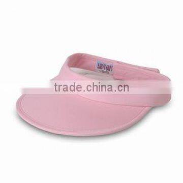 Lady pink sun Visor/sun hat(SA8000, BSCI, ICTI factory)