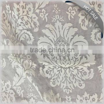 hot sale Transparent embroidery designs sheer voile curtain fabric for living room