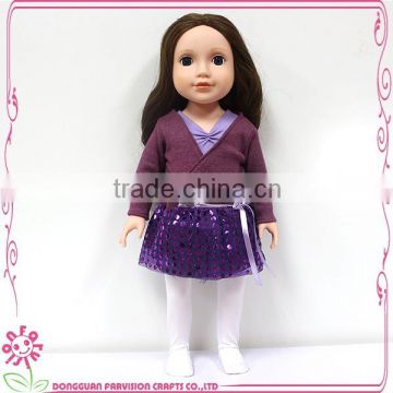 Fashion cartoon pvc plastic toy NEW baby dolls 18 inch