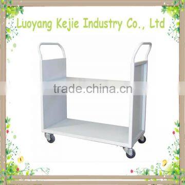 China factory direct sale stainless steel trolley portable book cart trolley cart