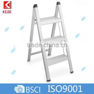 2 Tier Bin Shelf Display Steel Ladder