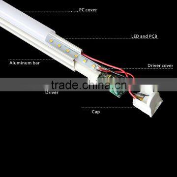 1.2m 4ft t5 led tube integrated T5 led tube lighting with a on/off switch on bracket
